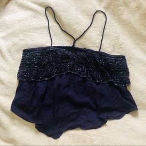 Free People Purple Halter